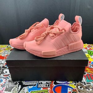 Adidas NMD R1 All Pink Size 5 Women's